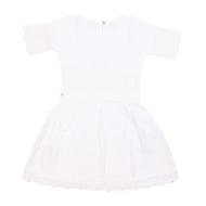 Robe à manches courtes Blanche Fille Scotch & Soda vue 2