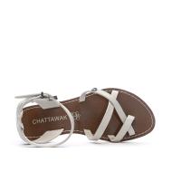 Sandales Ecru Femme Chattawak PERLA vue 4