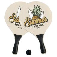 Set 2 raquettes de plage adulte Beach Ball – Jeu de plage fun et résistant pas cher