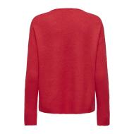 Pull Rouge Femme JDY Elanora vue 2