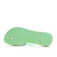 Tongs Vertes Femme Havaianas Hav Slim Glitter Flourish vue 2