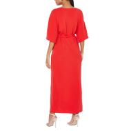 Robe longue Rouge Femme Vila Milena vue 2