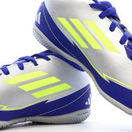 Chaussures de Foot Argent/Bleu Junior Adidas F50 Club In Messi vue 7