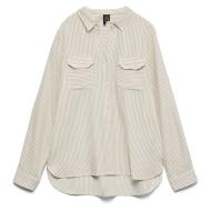 Chemise Blanche/Vert Femme Vero Moda Bumpy pas cher