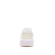 Baskets Blanc/Rose/Ecru Femme Puma Carina Mia vue 3