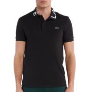 Polo Noir Homme Lacoste PH7495