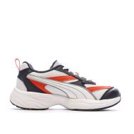 Baskets Blanc/Rouge Garçon Puma Morphic Earthy vue 2