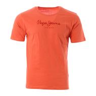 T-shirt Orange Homme Pepe jeans Eggo AQW pas cher