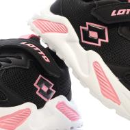 Baskets Noires/Roses Fille Lotto Bologna vue 7