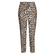 Pantalon fluide Léopard Noir/Beige Femme Vero Moda Easy Joy vue 3