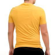 T-shirt Jaune Homme Guess Blurri vue 2