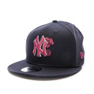 Casquette Noire/Rouge Homme New Era Seasonal Flower pas cher
