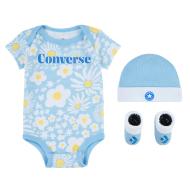 Ensemble Bleu/Jaune Garçon Converse Seasonal pas cher