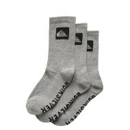 X3 Paires de Chaussettes Grises Homme Quiksilver AQYAA03316