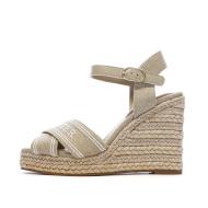 Sandales Compensées Beiges Femme Tommy Hilfiger FW0FW08668 pas cher