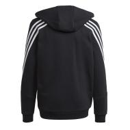 Kapuzenjacke Schwarz Gemischtes Kind Adidas Icons 3 Ansicht 2