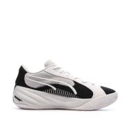 Chaussures de Basketball Blanche/Noir Homme Puma All-pro Nitro vue 2