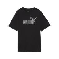 T-shirt Noir Femme Puma Marble pas cher