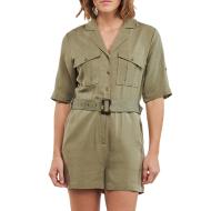 Combishort Kaki Femme Kaporal CARYL pas cher