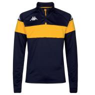Sweat Noir/Jaune Homme Kappa Dovares pas cher