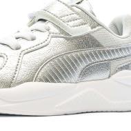 Baskets Argenté Fille Puma Ray Metallic vue 7