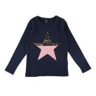 T-shirt Manches Longues Marine Fille Name it Tania