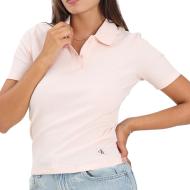 Polo Rose Clair Femme Calvin Klein Jeans LV047C907G pas cher