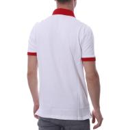 Stade de Reims Polo blanc homme Hungaria vue 2