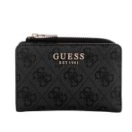 Portefeuille Noir Femme Guess Laurel Slg Zip