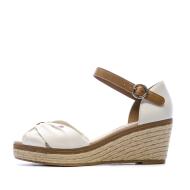Sandales Compensées Blanche Femme Tommy Hilfiger ELBA pas cher