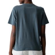 T-Shirt Gris Femme Calvin Klein Jeans Classic Script vue 2
