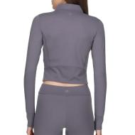 Veste de yoga Grise Femme Soul Studio Basic vue 2