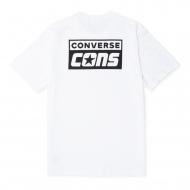 T-shirt Blanc Homme Converse Cons Graphic vue 2