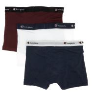 X3 Boxers Marine/Blanc/Bordeaux Homme Champion Trunks vue 2