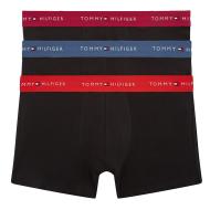 x3 Boxers Noir/Rouge/Bleu Homme Tommy Hilfiger Trunk pas cher