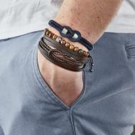 Bracelet Noir Homme Geographical Norway 315027 vue 2