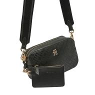 Sac à Bandoulière Noir Femme Tommy Hilfiger Distinct vue 3