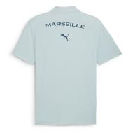 OM Polo Bleu Homme Puma vue 2