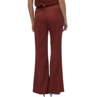 Pantalon à Pinces Terracotta Femme Vero Moda Tara vue 2