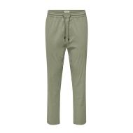 Pantalon fluide Vert Homme Only & Sons Capri