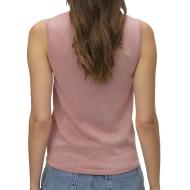 Débardeur Rose/Argenté Femme Vero Moda Mahogany vue 2