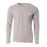 T-Shirt Manches Longues Gris Homme Jack and Jones Albie pas cher