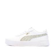 Baskets Blanc/Beige Femme Puma Carina 2.0 Zebra pas cher