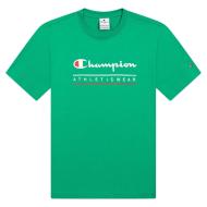 T-Shirt Vert Garçon Champion Crewneck pas cher