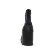 Baskets Noires Femme Converse Chuck 70 De Luxe Heel vue 3