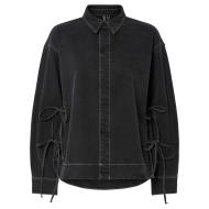 Veste en Jean Bleu/Brut Femme Pieces Pcmathea Curved Denim pas cher