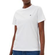 T-Shirt Blanc Femme Calvin Klein Jeans Archive pas cher