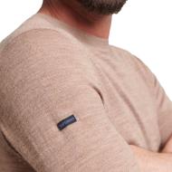 Pull Marron Homme Superdry Studios Merino vue 2