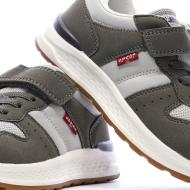 Baskets Grise Garçon Levi's Oakland vue 7