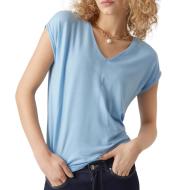 T-shirt Bleu Clair Femme Vero Moda Ava